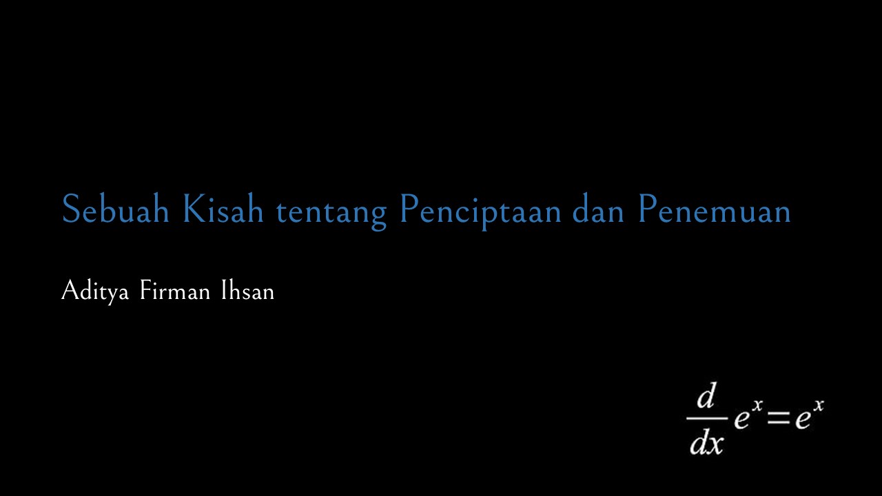 Matematika, diciptakan atau ditemukan?
