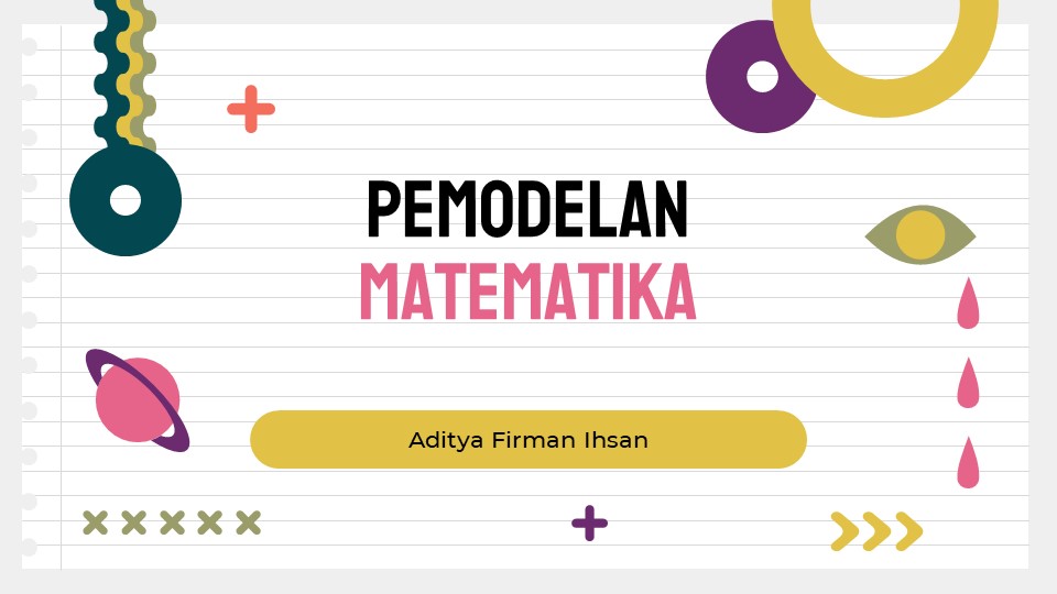 Pemodelan Matematika