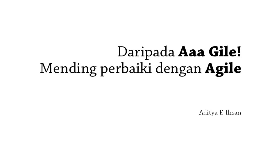 Understanding Agile